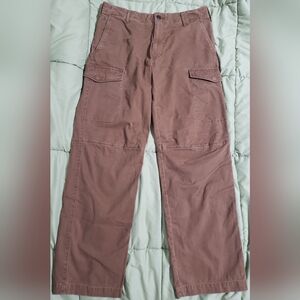 Dockers Cargo Khaki Diem Pants Men's Sz 33x32 Brown Vintage